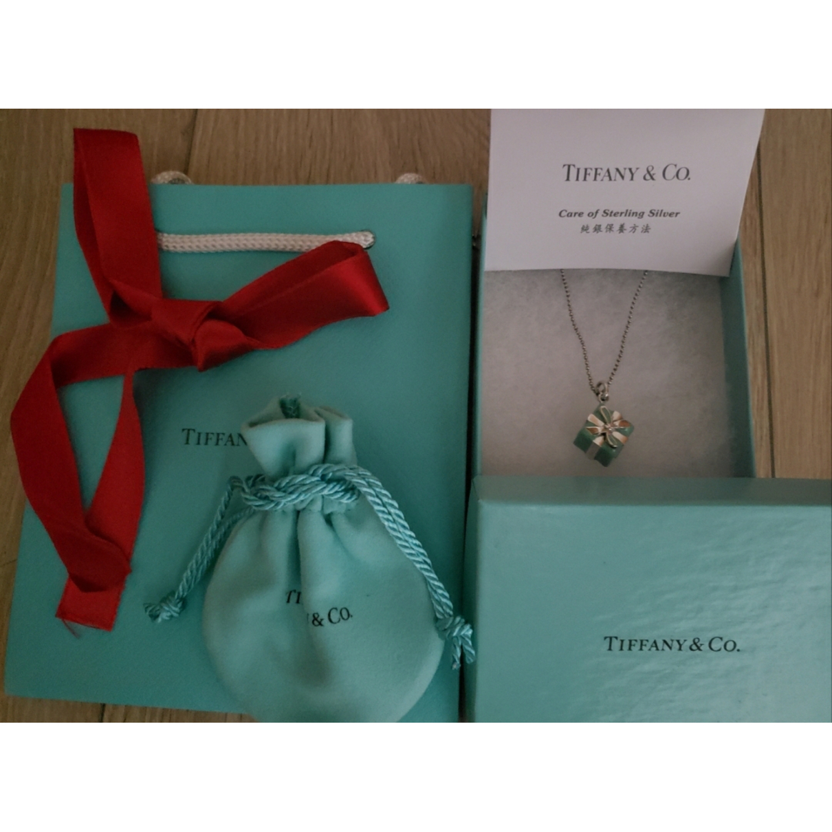 Silver necklace Tiffany \u0026 Co Blue in 